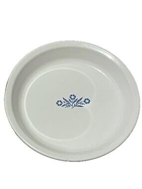 Vintage Corning Ware Blue Cornflower  9'' X 1-1/4” Pie Plate P-309 Baking Dish